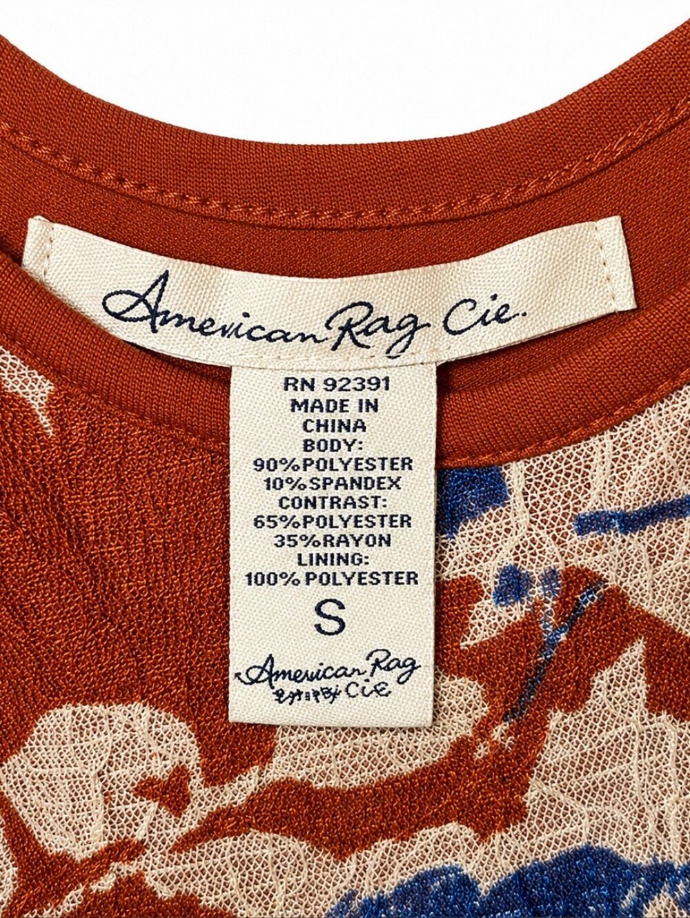 American Rag Cie 1984 Floral Dress - Picture 3 of 3
